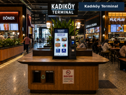 Self Order Kiosk Samsun KSSB Dual Side