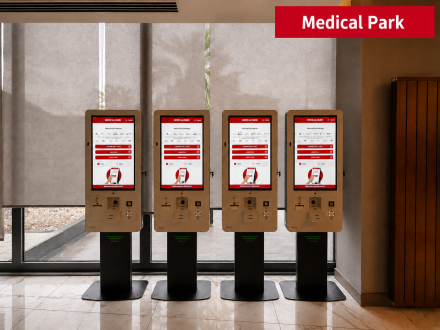 Self Order Kiosk Samsun KSSB Dual Side