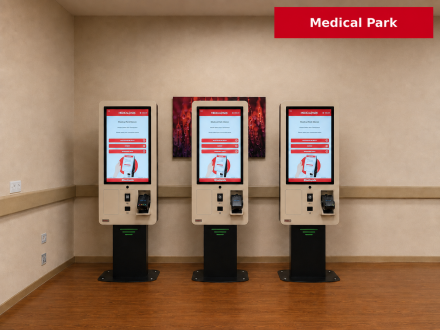 Self Order Kiosk Samsun KSSB Dual Side