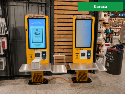 Self Order Kiosk Samsun KSSB Dual Side