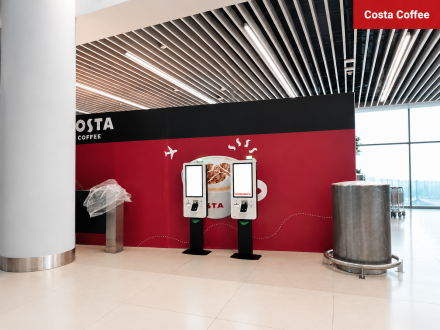 Self Order Kiosk Samsun KSSB Dual Side