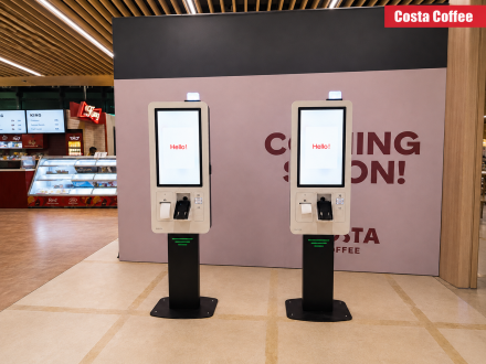 Self Order Kiosk Samsun KSSB Dual Side