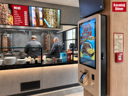 Self Order Kiosk Samsun KSSB Dual Side