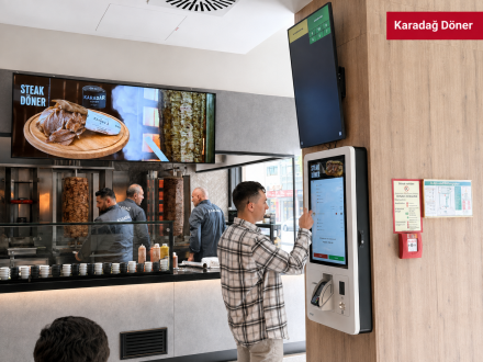 Self Order Kiosk Samsun KSSB Dual Side