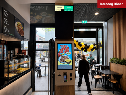 Self Order Kiosk Samsun KSSB Dual Side