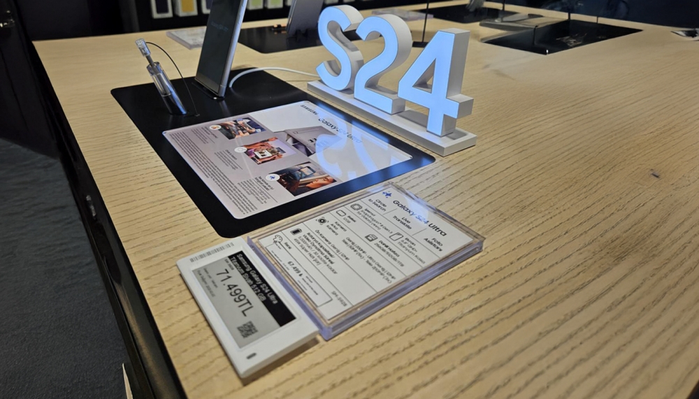 Samsung Mağazaları Elektronik Etiket Projesi 