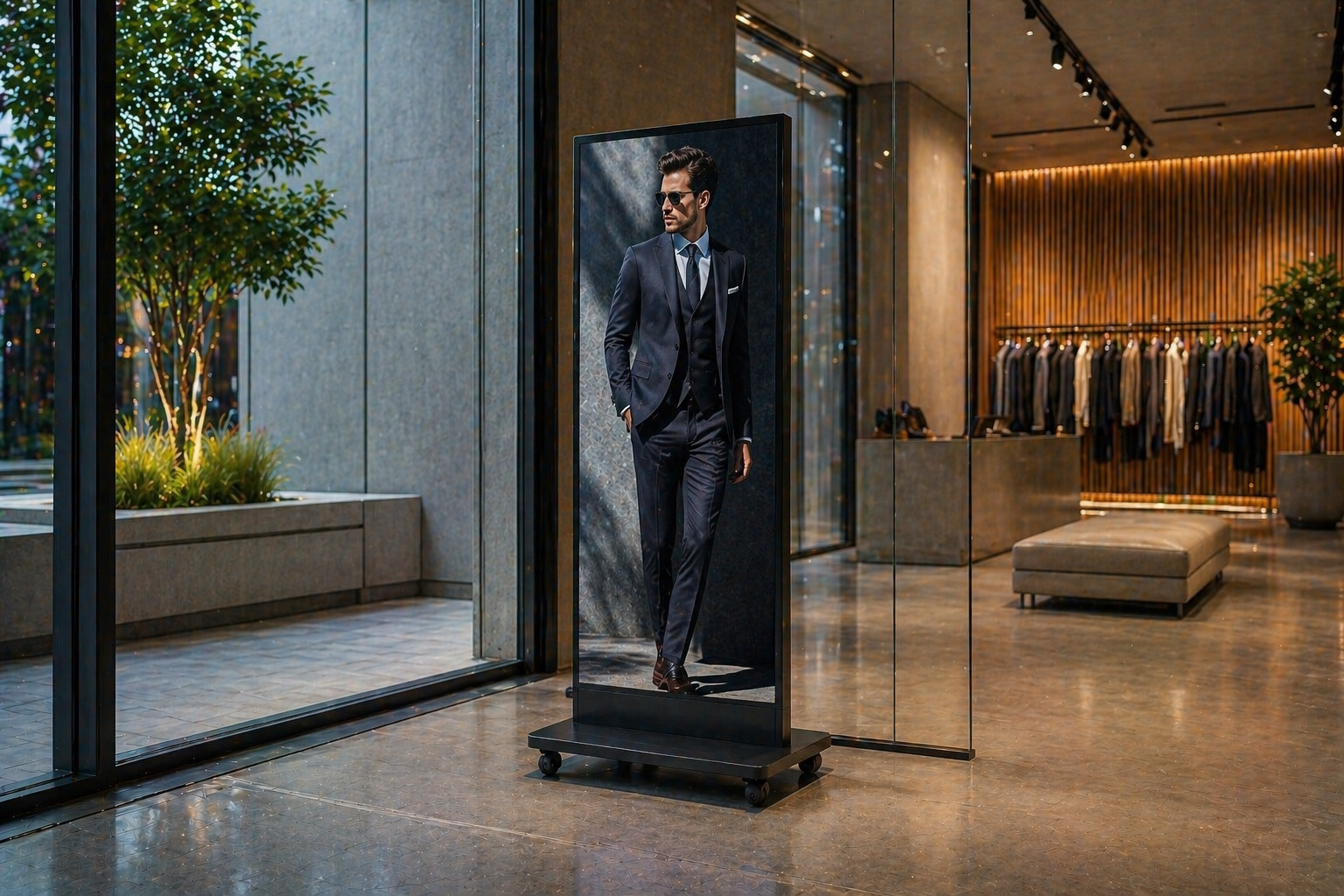 Semi-Outdoor Structure Combining Indoor Design with High Brightness