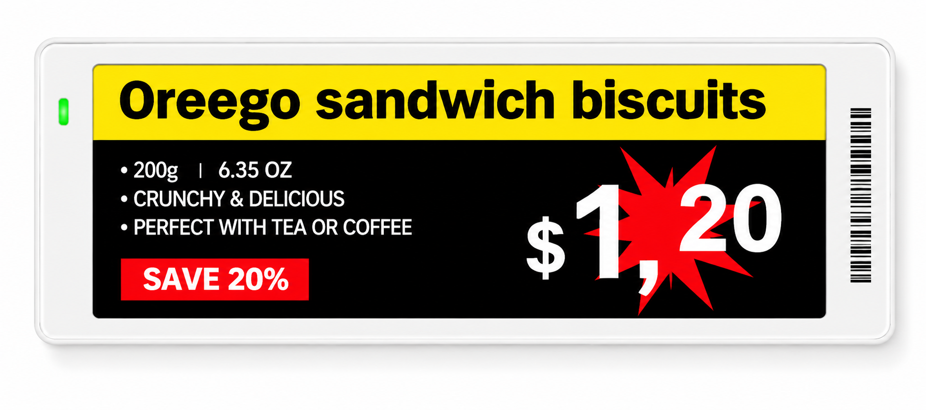 B Series Electronic Shelf Label