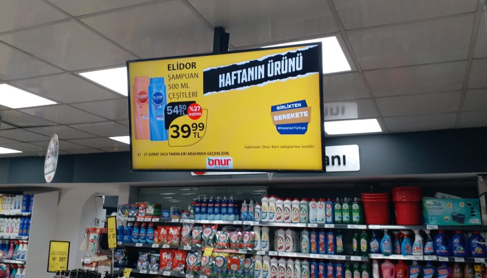 Onur Market Yönlendirme Ekranları